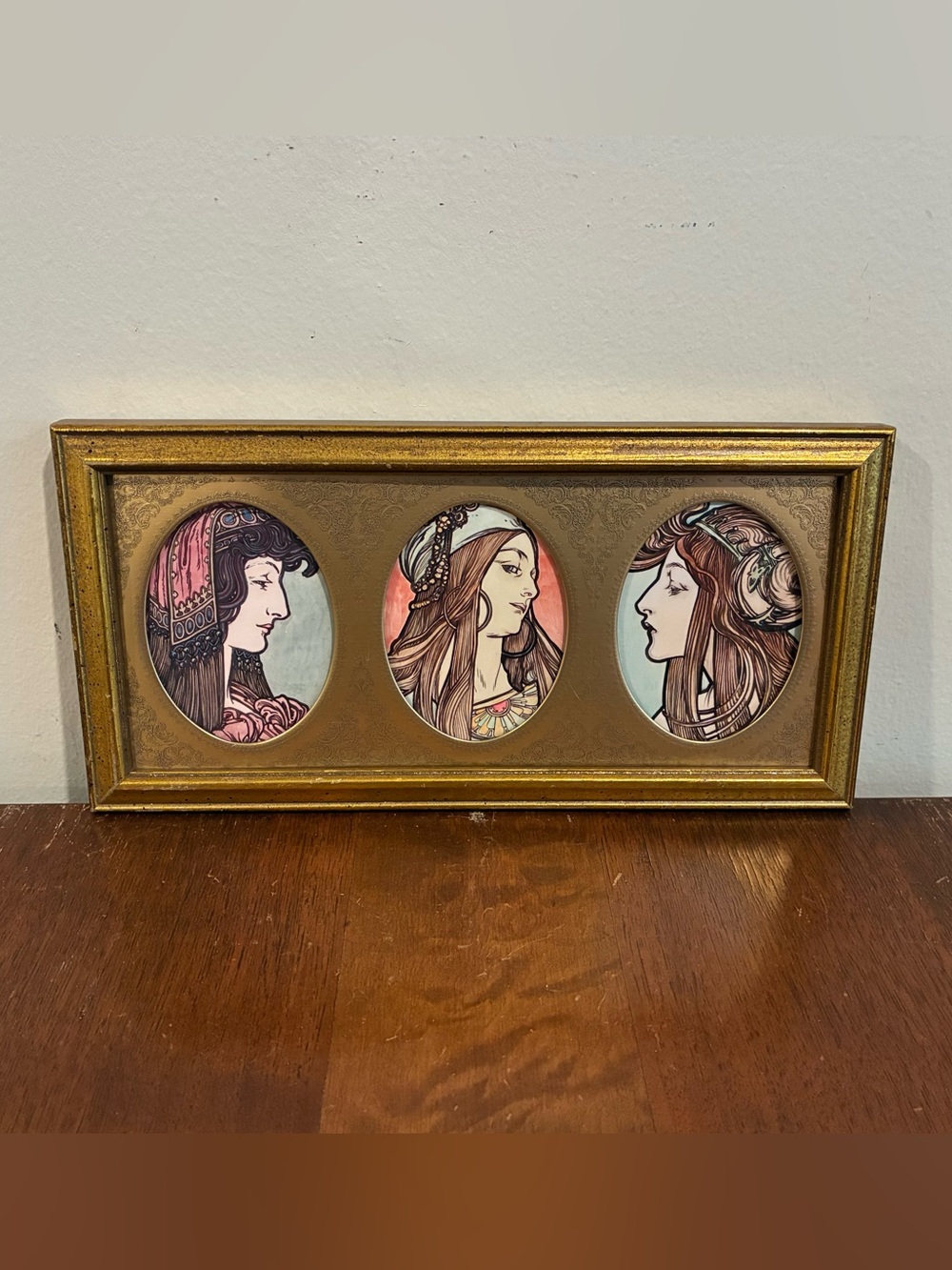 Alphonse Mucha Fouquet Boutique Framed Prints 10x5 Gold Bohemian Art Nouveau
